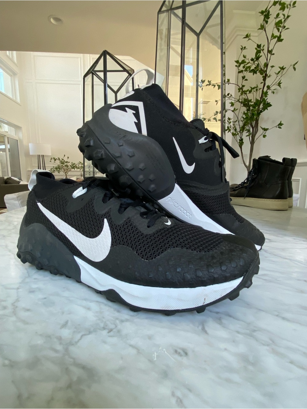 Nike Terra Kiger Black & White Trail-Ready Men's Running Shoes